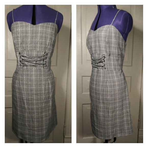 Last one! XXL Houndstooth checks plaid dress NWOT - Picture 2 of 4